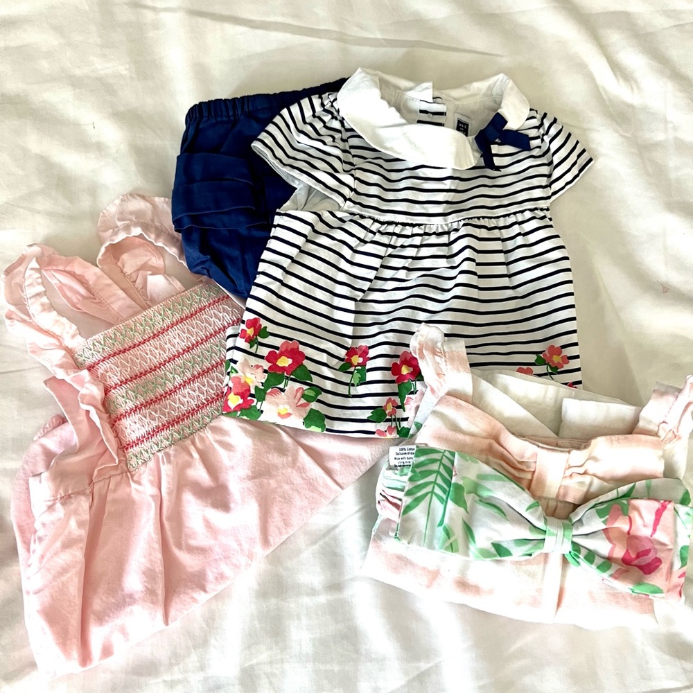 Janie and Jack 3-6M Baby Bundle 3 separate Matching Sets
